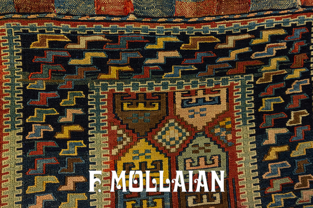 Antique Caucasian Sileh Kilim Carpet n°:14147200